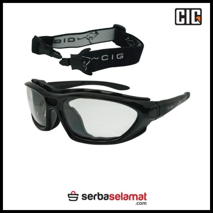 Jual Safety Glass Kacamata Safety Smoke Lens Google Cig Eucla Shopee