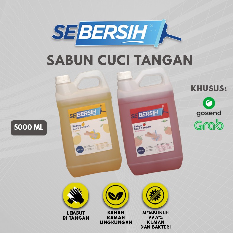 Jual Hand Soap Liter Anti Bakteri Sabun Cuci Tangan Refill Hand Wash