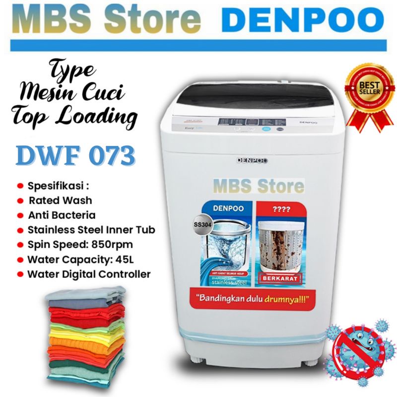 Jual Mesin Cuci Tabung Denpoo Dwf Ht Top Loading Shopee Indonesia