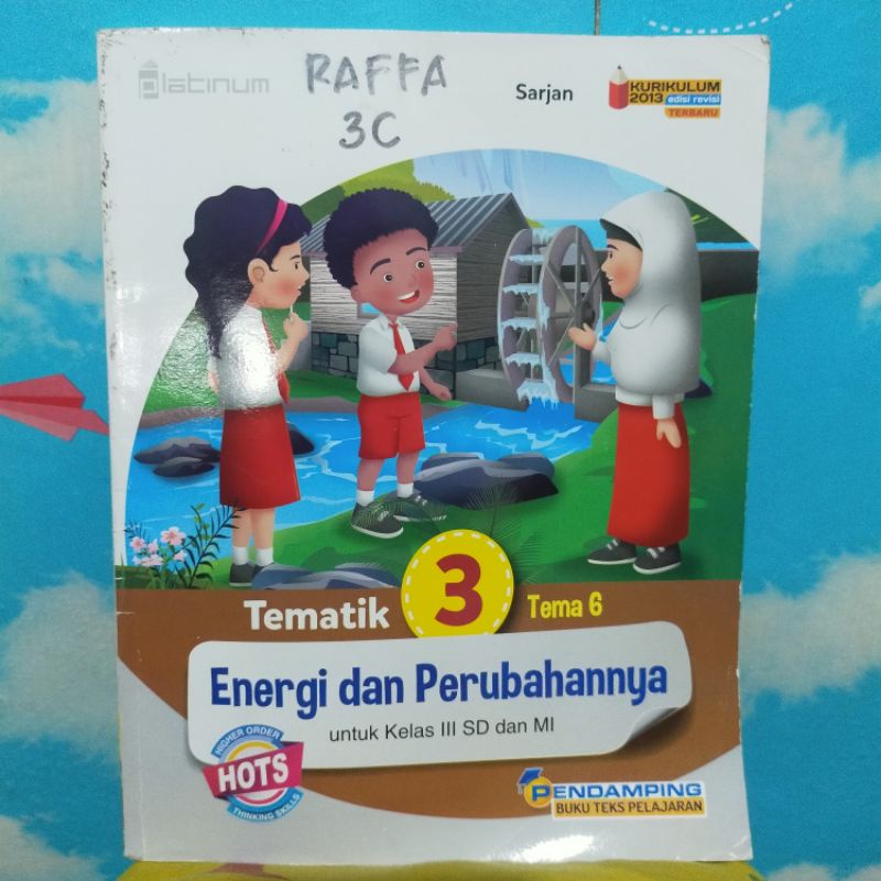 Jual Tematik Tema Energi Dan Perubahannya Kelas Tiga Serangkai