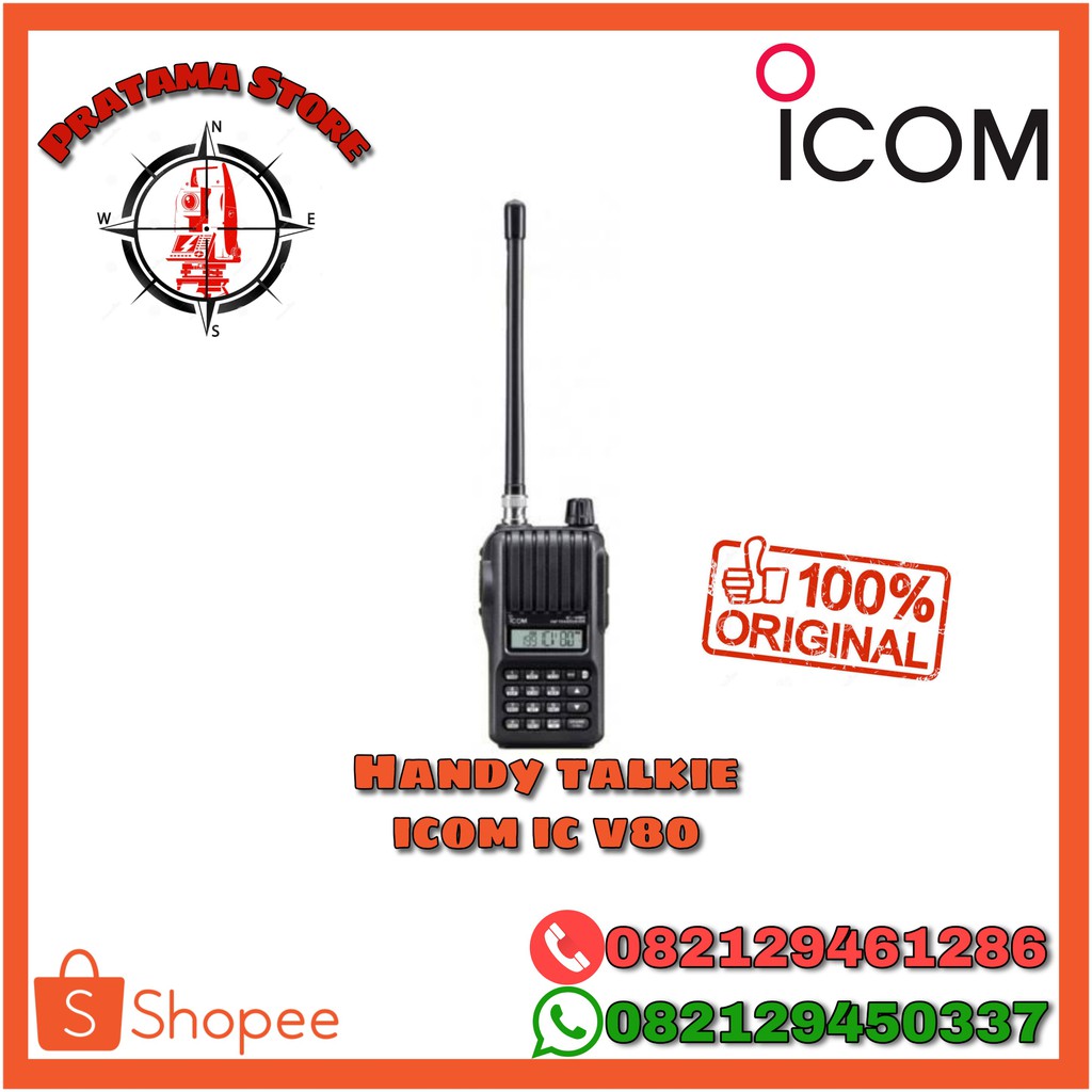 Jual Handy Talkie Icom Ic V80 Shopee Indonesia