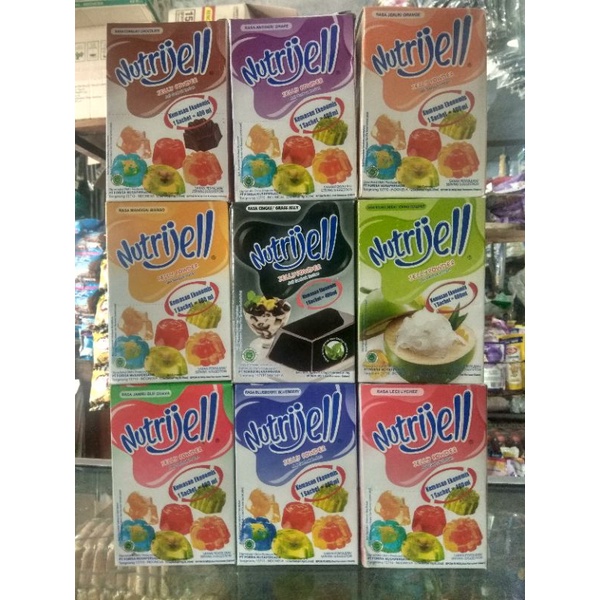 Jual Nutrijell Sachet Rasa Buah Buahan Dan Coklat Shopee Indonesia