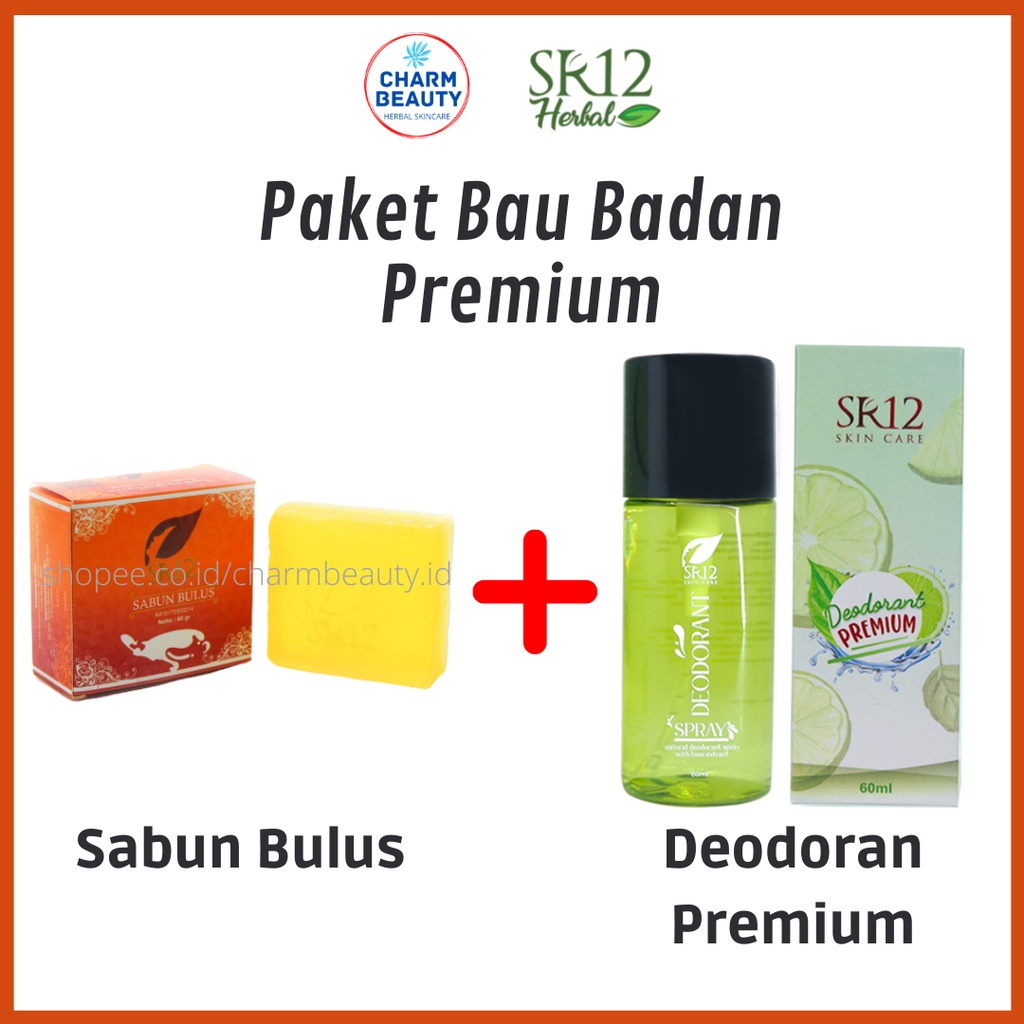 Jual SR12 DEODORANT SPRAY DEODORAN HERBAL ALAMI PENGHILANG BAU BADAN