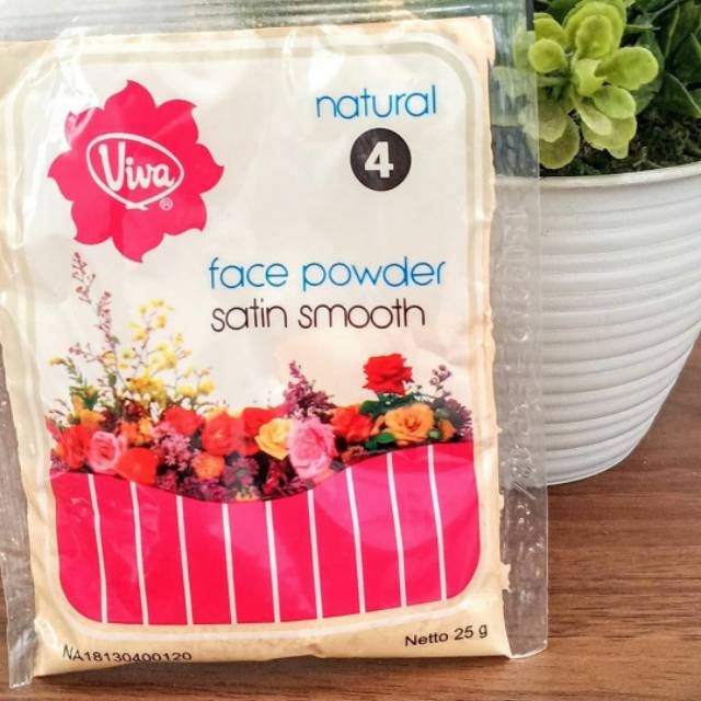 Jual Bedak Tabur Plastik Sachet Refill Viva Face Powder Satin Smooth