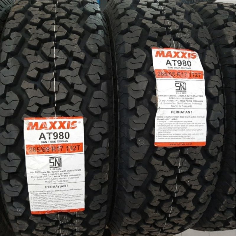 Jual Ban Maxxis AT980 265 65 R17 Pajero Fortuner Shopee Indonesia