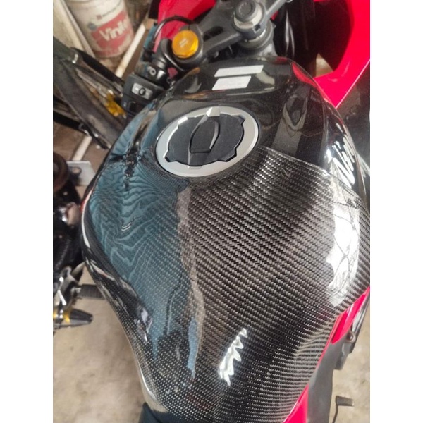 Jual Cover Tangki Carbon Kevlar Kawasaki Ninja ZX25R ZX 25R Half