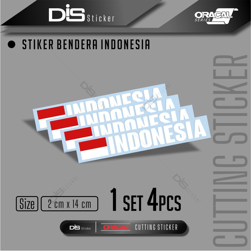 Jual Stiker Cutting Bendera Indonesia Shopee Indonesia