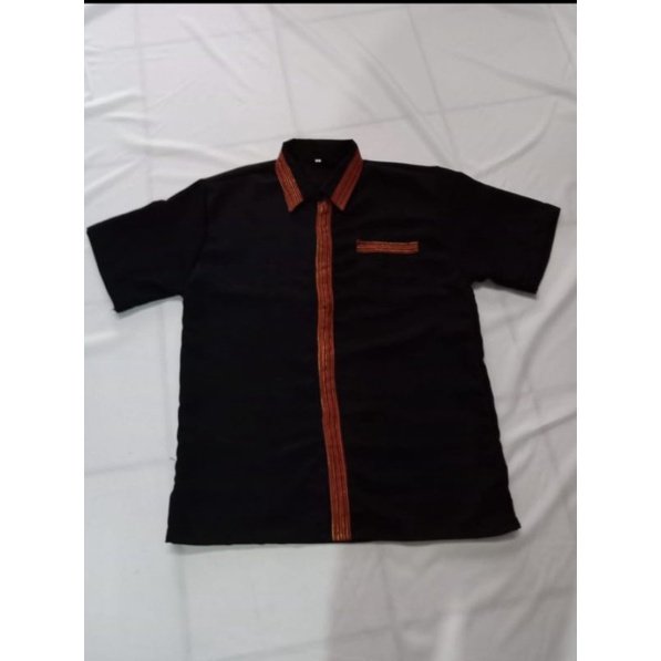 Jual Baju Kemeja Hitam Khas Toraja Shopee Indonesia