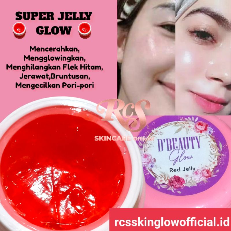 Jual RED JELLY GLOWING RED JELLY MS GLOW SUPER JELLY GLOW JELLY PEMUTIH