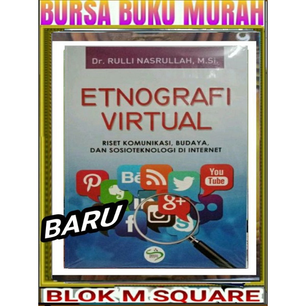 Jual Buku Etnografi Virtual Riset Komunikasi Budaya Dan Sosioteknologi