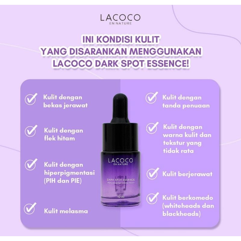 Jual Lacoco Dark Spot Essence Lacoco Anti Flek Original Nasa