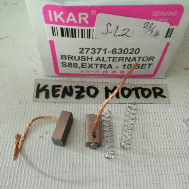 Jual Arang Brush Cool Dinamo Amper Alternator Carry Extra S Zebra