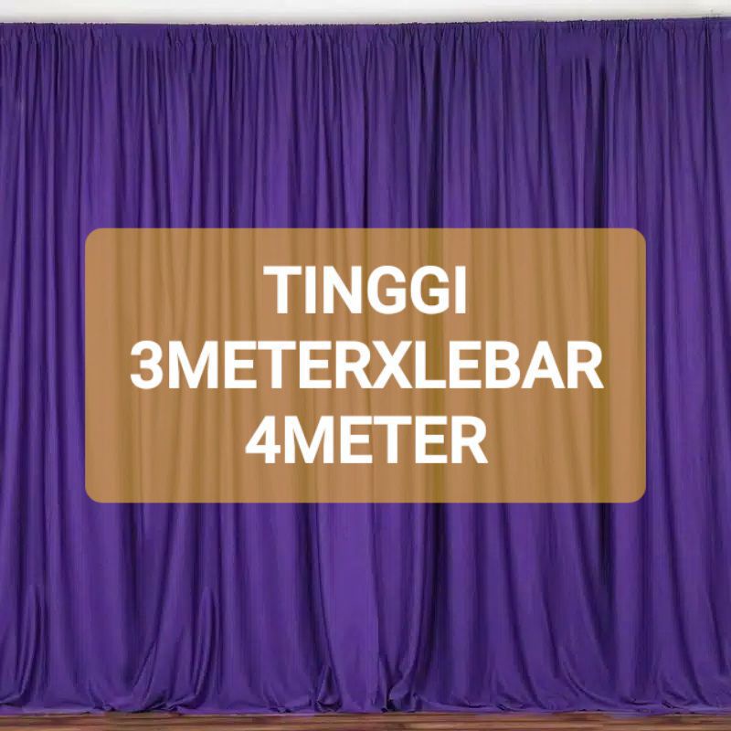 Jual Background Backdrop Kain Kilap Filamin Melamin Tinggi Meter