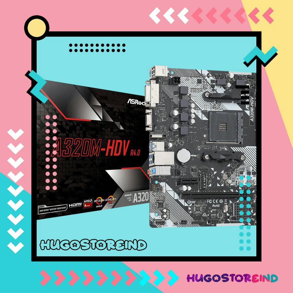 Jual ASROCK A320M HDV R4 0 AM4 Shopee Indonesia