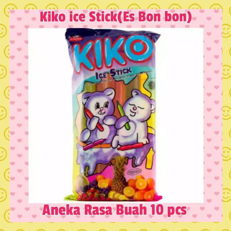 Jual Kiko Ice Stick Es Bon Bon Aneka Rasa Buah Isi 10 Pcs 50 ML