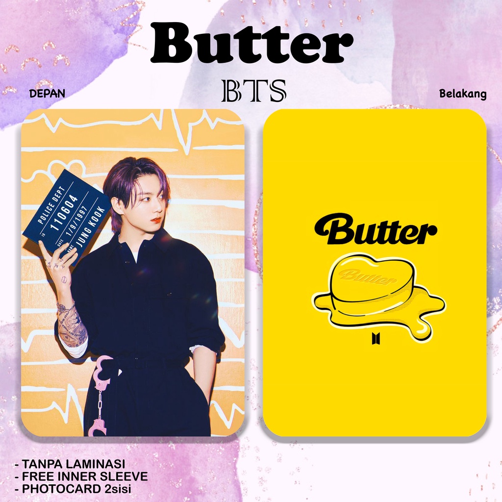 Jual PHOTOCARD BTS BUTTER VER Shopee Indonesia