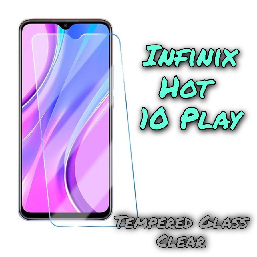Jual Tempered Glass Infinix Hot Play Clear Screen Protector