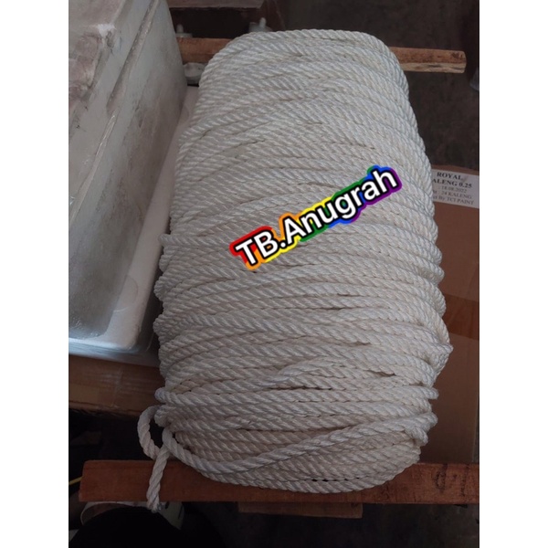 Jual Tali Tambang Mm Mm Bahan Kain Nylon Katun Kuralon Shopee