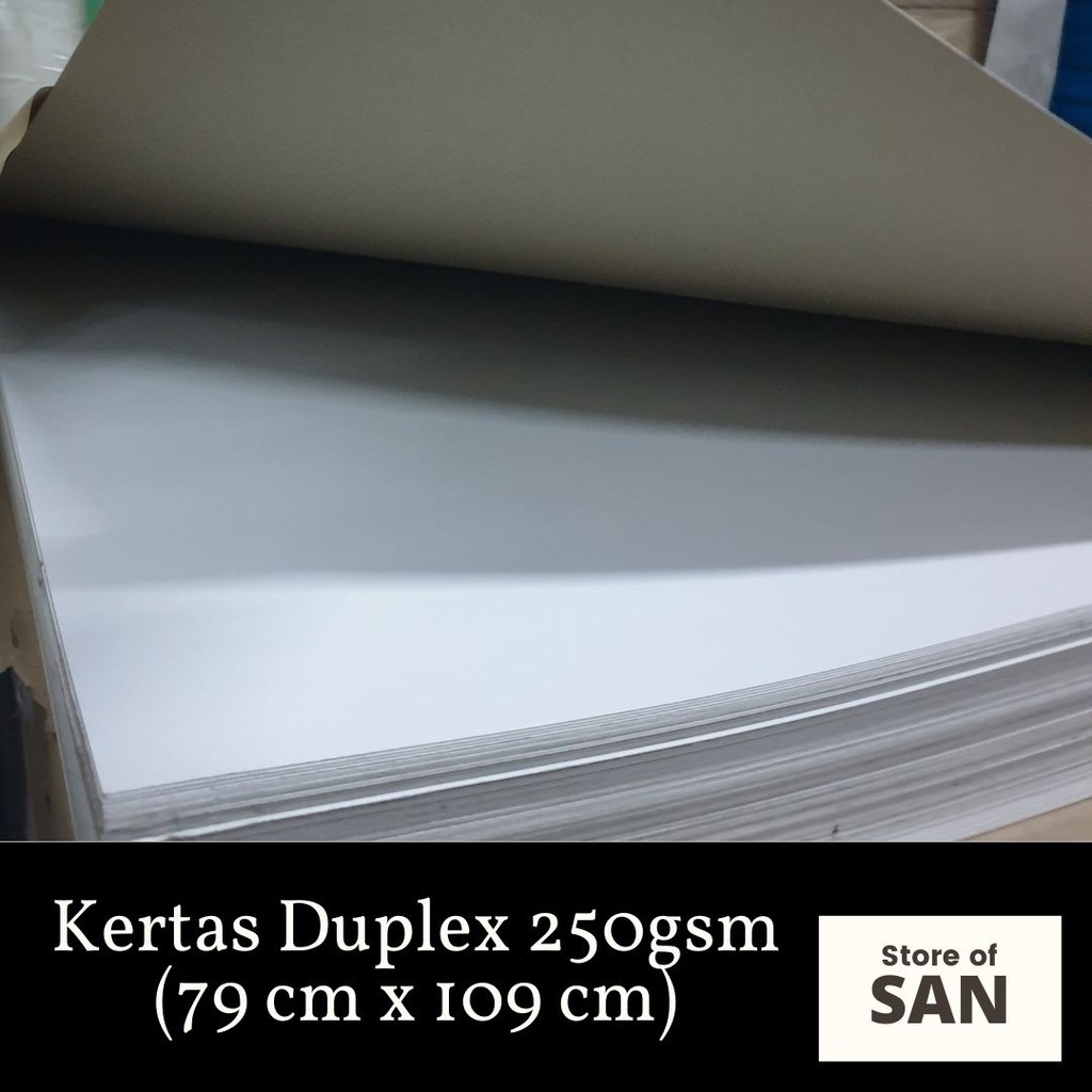 Jual Kertas Duplex Gsm Cm X Cm Lembar Shopee Indonesia