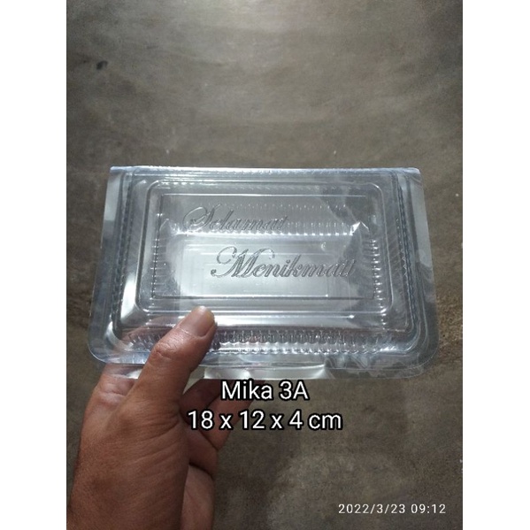 Jual Mika Plastik Kue Jajanan Pasar Bolu Gosyen Uk 3A 18 X 12 X 4