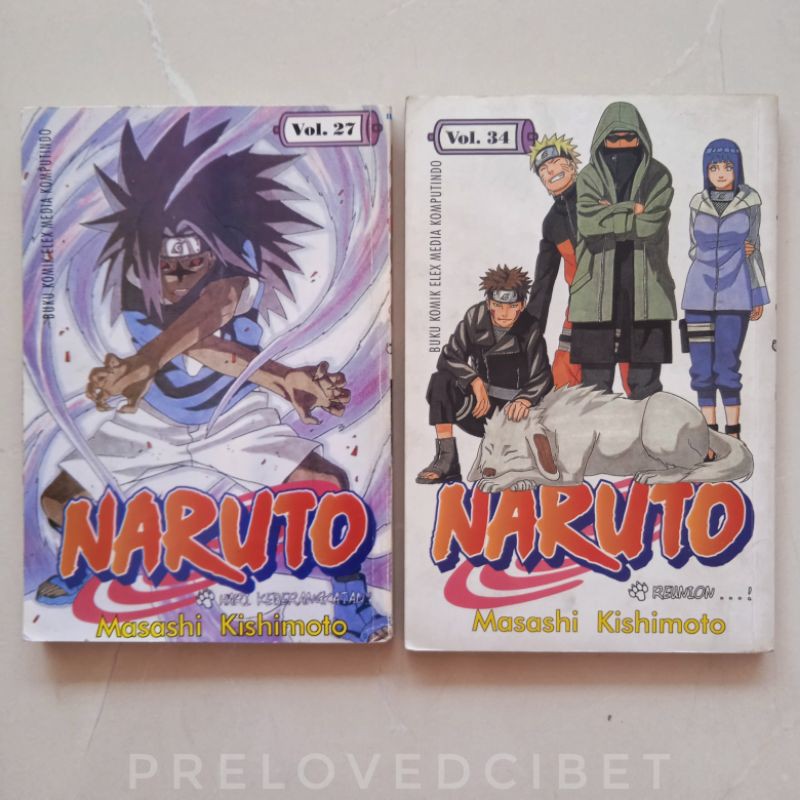 Jual Preloved Komik Naruto Vol Membongkar Rahasia Komik