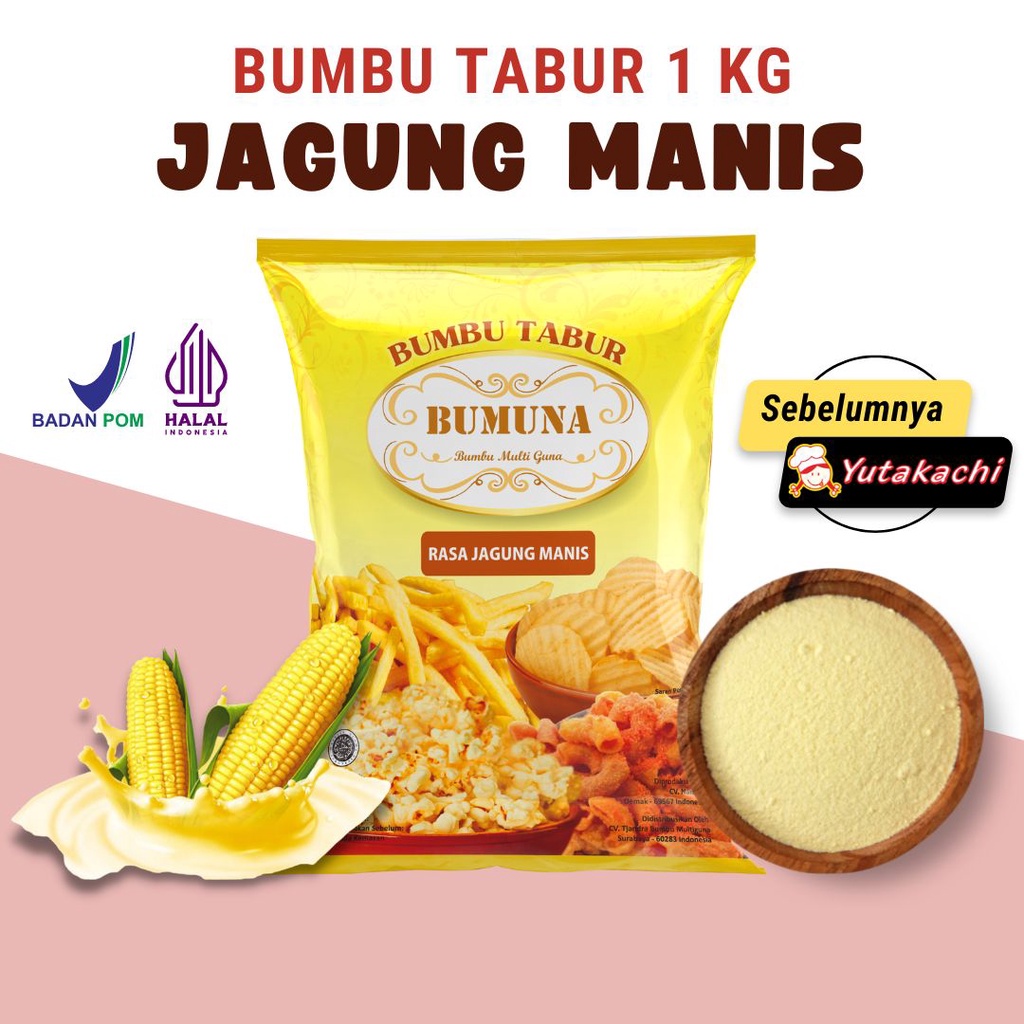 Jual Bumbu Tabur Rasa Jagung Manis Kg Seasoning Powder Shopee