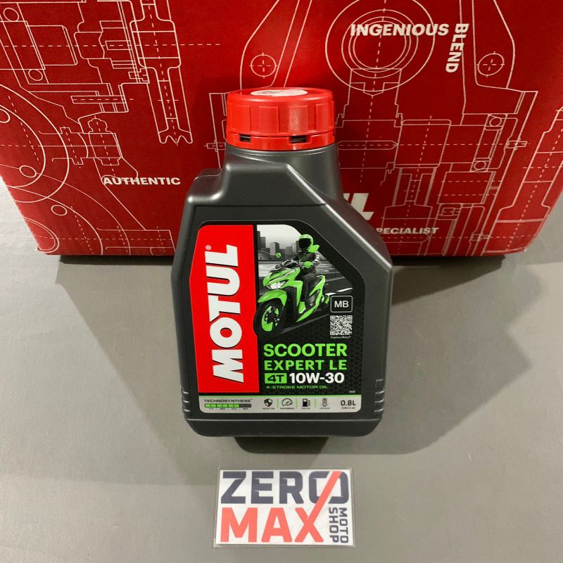 Jual Oli Motor Matic MOTUL Scooter Expert LE 4T 10W30 Technosynthese 0