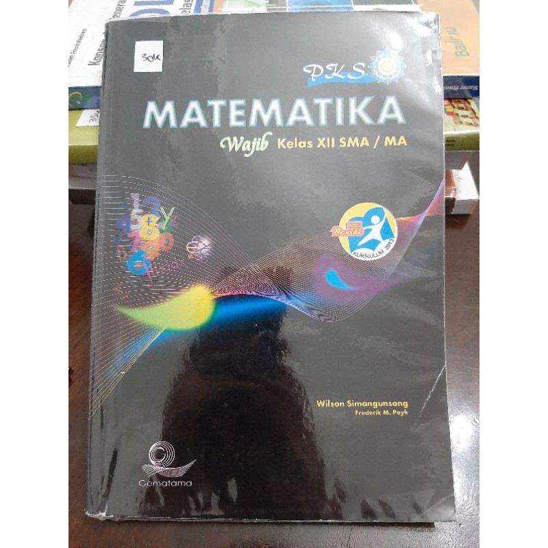 Jual Buku Matematika Wajib Kelas 12 Kelas 3 SMA Penerbit Gematama