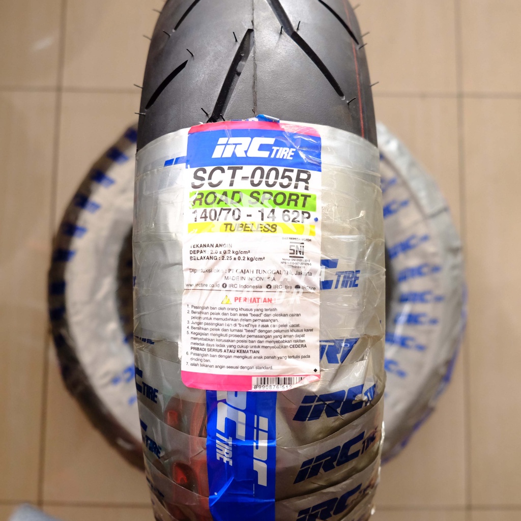 Jual Ban Tubeless Sct R Irc Ban Luar Belakang Motor Matic