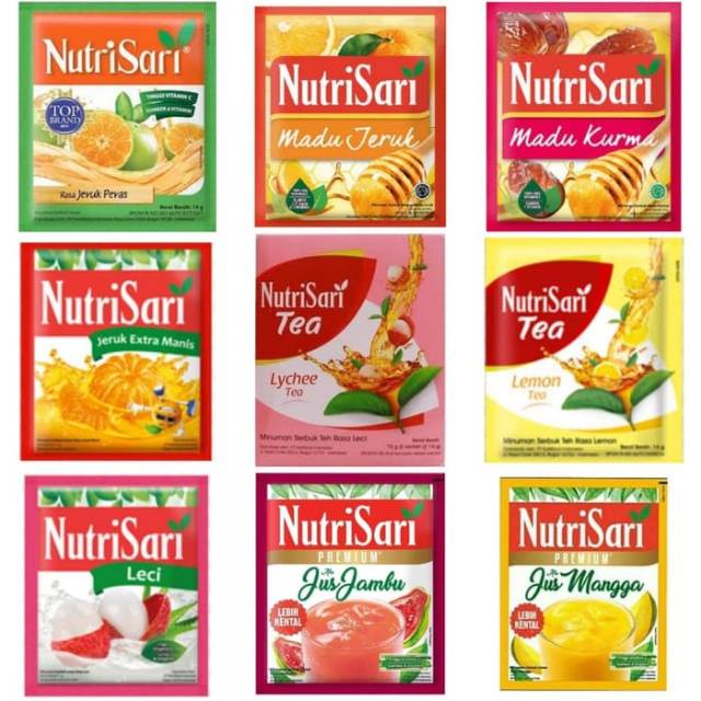 Jual Nutrisari Sachet Minuman Segar Nutrisari Shopee Indonesia