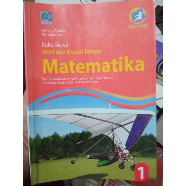 Jual Buku Siswa Aktif Dan Kreatif Belajar Matematika Untuk Sma Kelas