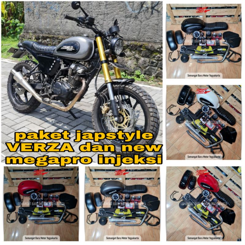 Jual Paket Bodyset Japstyle Injeksi Verza Cb Verza New Megapro Mono