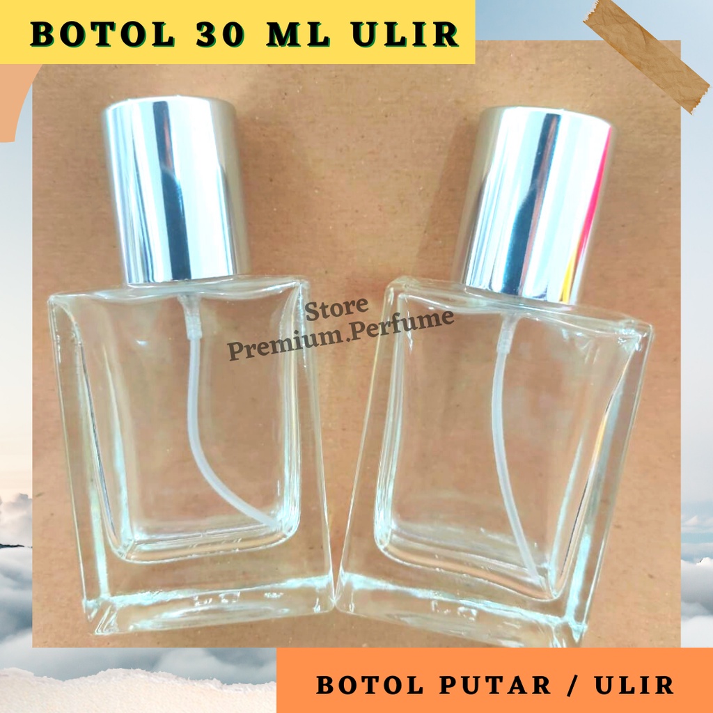 Jual Botol Parfum Semprot Spray Kotak Kaca Ml Botol Parfum Botol