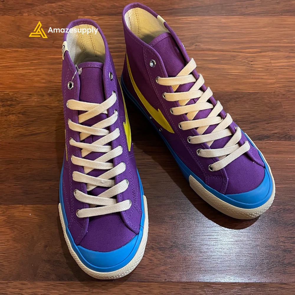 Jual Compass Gazelle High Black White Cream Purple Haze Brebes