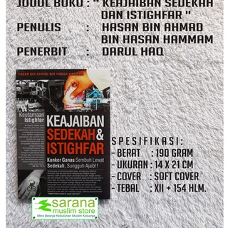 Jual BUKU KEAJAIBAN SEDEKAH DAN ISTIGHFAR Shopee Indonesia