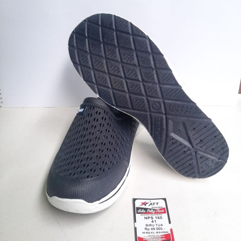 Jual Sepatu Karet Pria Att Nps Sepatu Slip On Selop Elastis