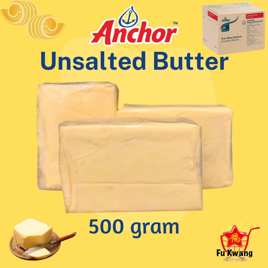 Jual Anchor Unsalted Butter 500 Gram Gr G 500gr 500g Butter Anchor