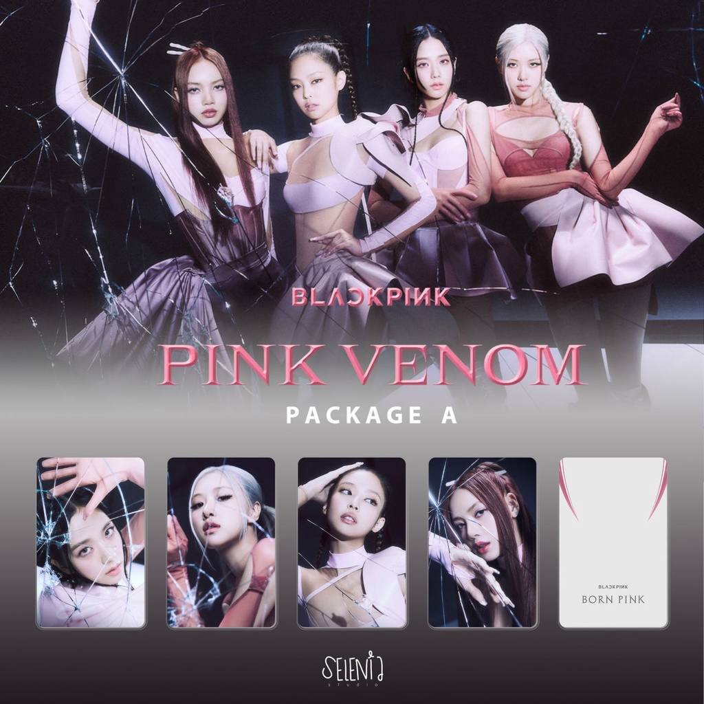 Jual PAKET PHOTOCARD PREMIUM KPop BLACKPINK Pink Venom MURAH FULL