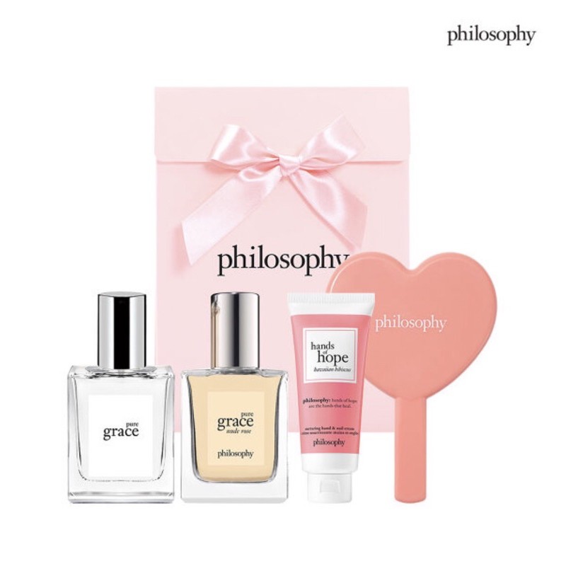 Jual PHILOSOPHY Pure Grace Nude Rose Eau De Toilette Set Free Gift