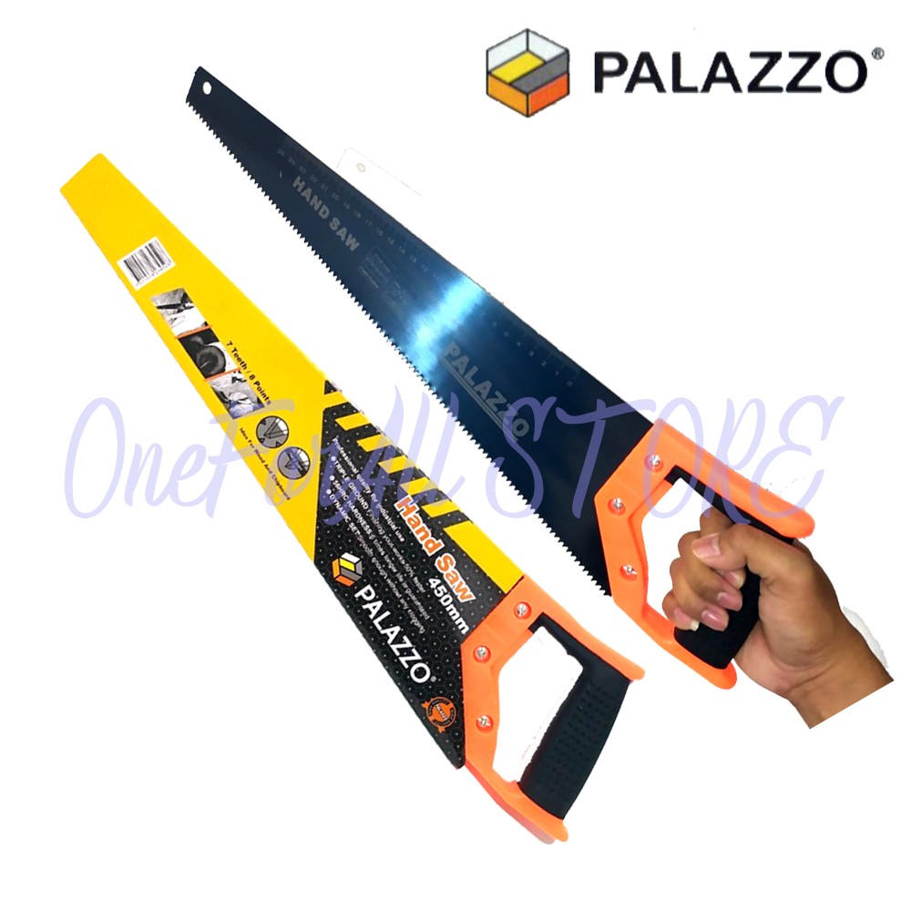 Jual Palazzo Gergaji BELAH Kayu Tangan 18 Gagang Fiber Handsaw 18 Inch