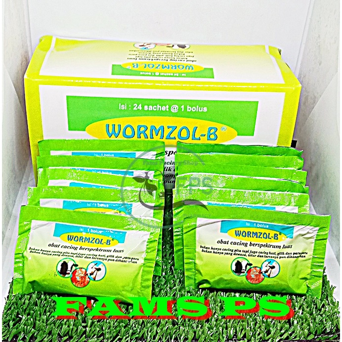 Jual Wormzol B Obat Cacing Tablet Untuk Kambing Sapi Kuda Shopee