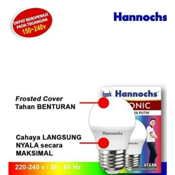 Jual Lampu Led Hannoch Sonic 3 Wat Cahaya Putih Shopee Indonesia