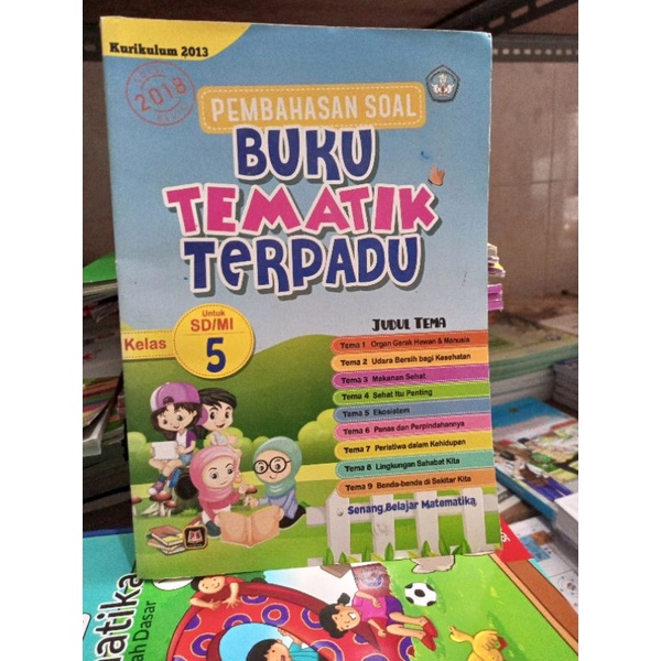 Jual PEMBAHASAN SOAL BUKU TEMATIK TERPADU UNTUK SD MI KELAS 5 PUSTAKA