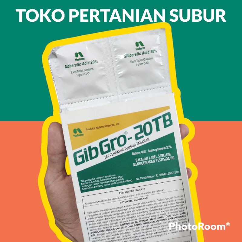 Jual Gibgro Tb Gibberelic Acid Zat Pengatur Tumbuh Tanam