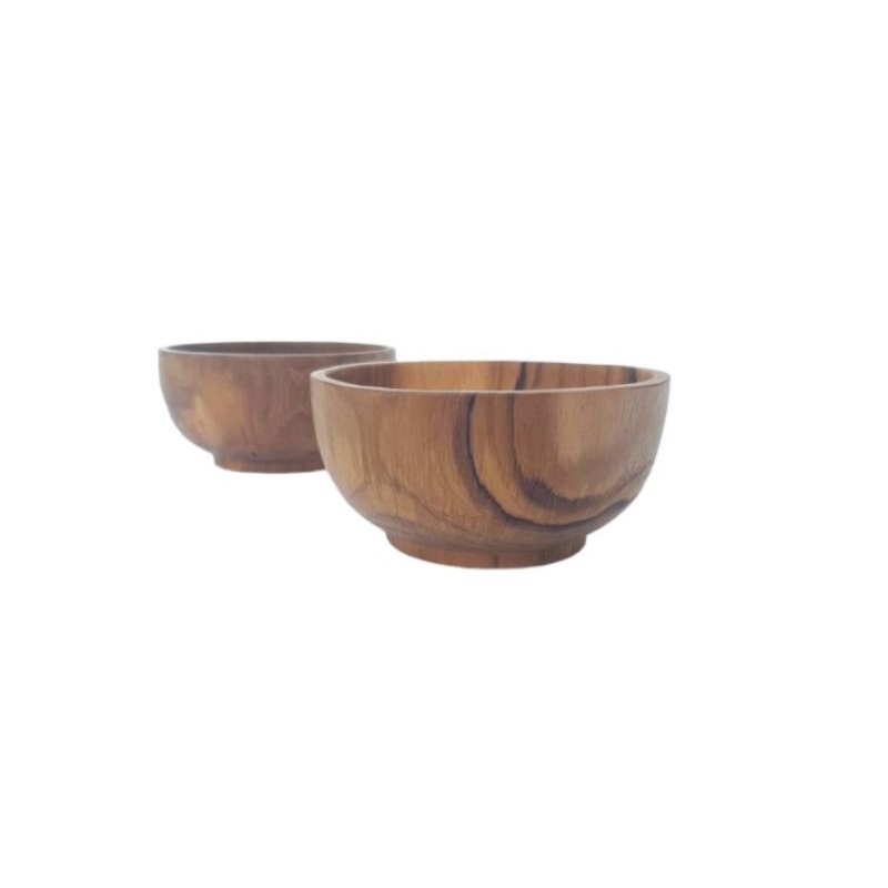 Jual Wooden Bowl Mangkuk Kayu Jati Mangkok Kayu Murah Mangkok Mie