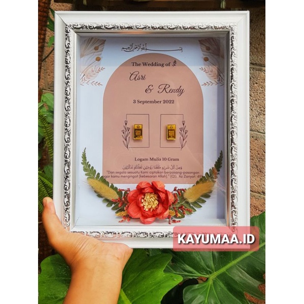 Jual Frame Mahar D Bingkai Mahar Pernikahan Shopee Indonesia