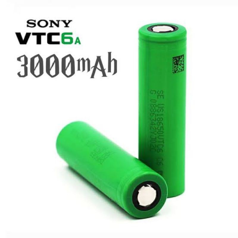 Jual Baterai VTC6A Baterei VTC 6A Authentic Murata 18650 3000mAh