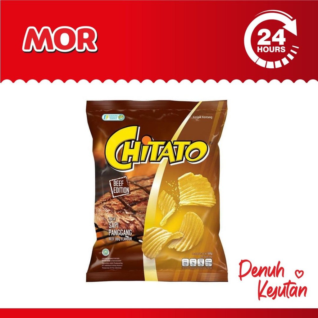 Jual Chitato Beef Bbq Sapi Panggang Keripik Kentang Gr Gr