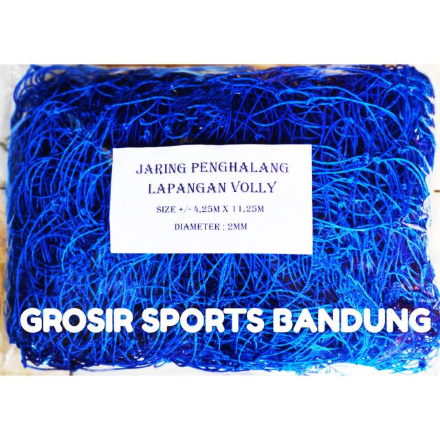 Jual Jaring Pagar Pengaman Bola Penghalang Lapangan Bola Volly 2mm