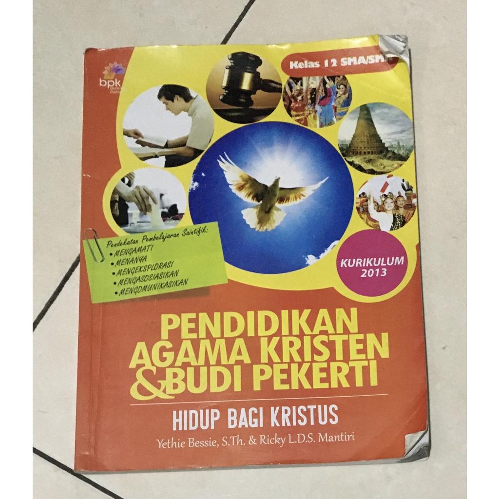 Jual Buku Pendidikan Agama Kristen Sma Smk Kelas Kurikulum Bpk